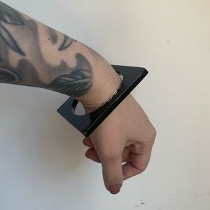 unique vintage square bangle bracelet